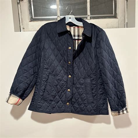 burberry jacket navy blue|burberry blue label official website.